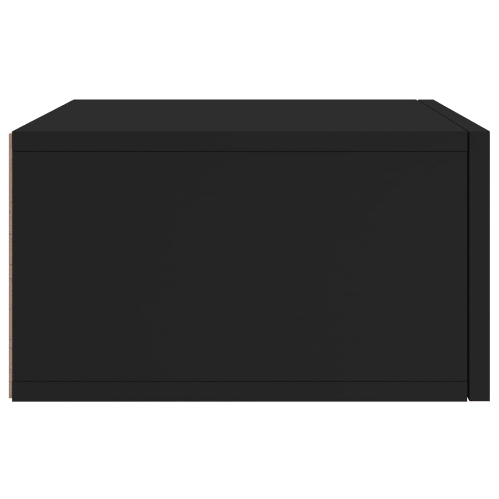 vidaXL Wall-mounted Bedside Cabinets 2 pcs Black 35x35x20 cm