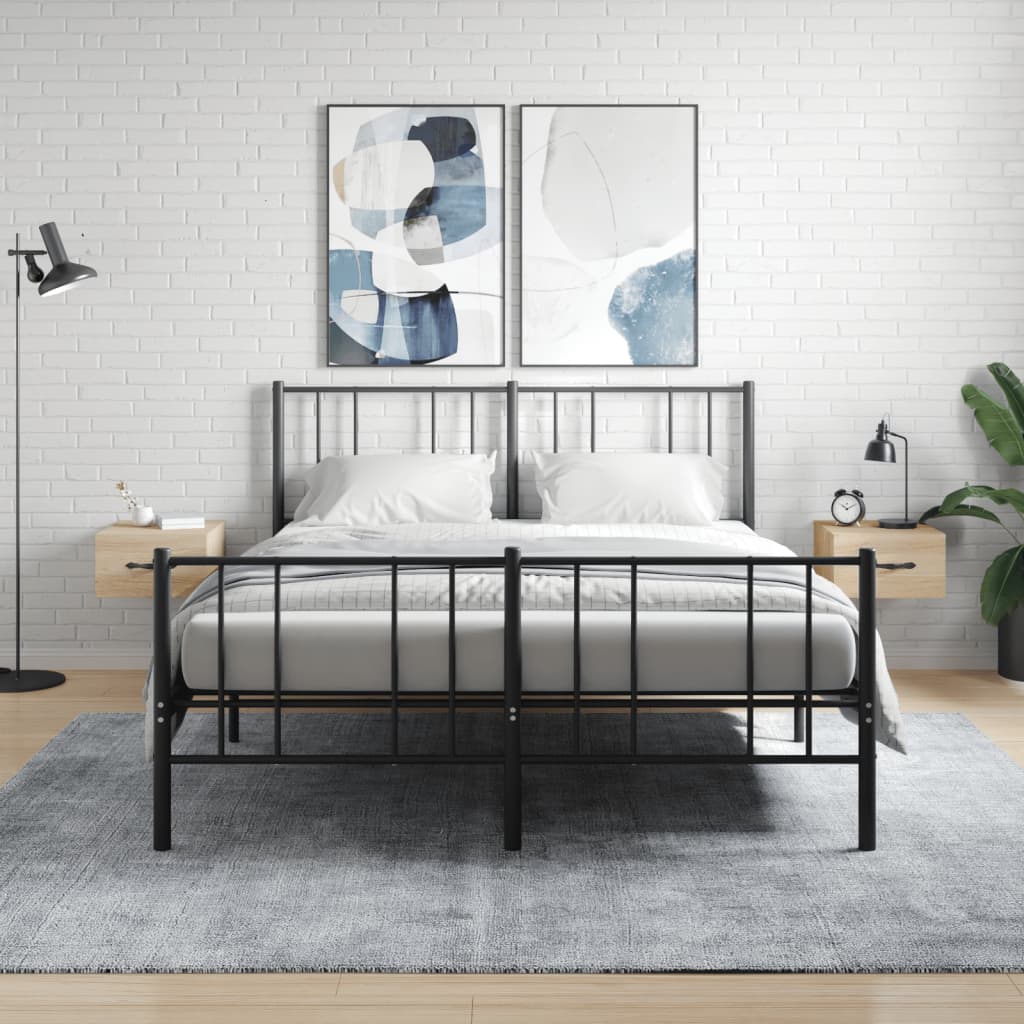 Wall-mounted Bedside Cabinets 2 pcs Sonoma Oak 35x35x20 cm