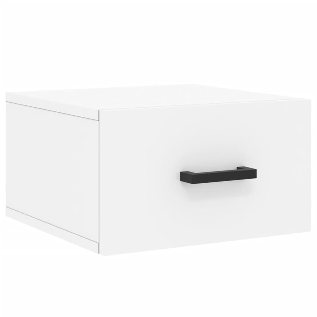 vidaXL Wall-mounted Bedside Cabinets 2 pcs White 35x35x20 cm