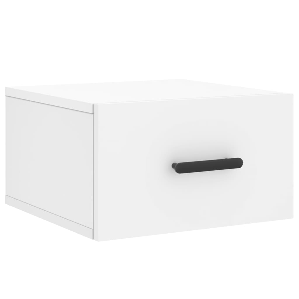 vidaXL Wall-mounted Bedside Cabinets 2 pcs White 35x35x20 cm