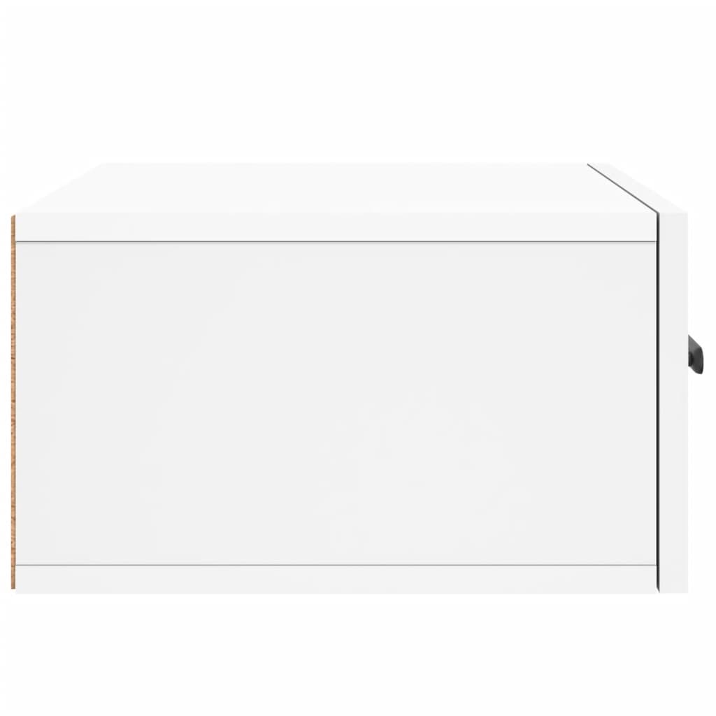 vidaXL Wall-mounted Bedside Cabinets 2 pcs White 35x35x20 cm