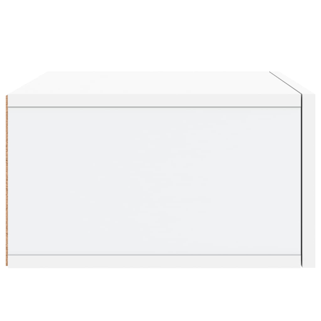 Wall-mounted Bedside Cabinet White 35x35x20 cm