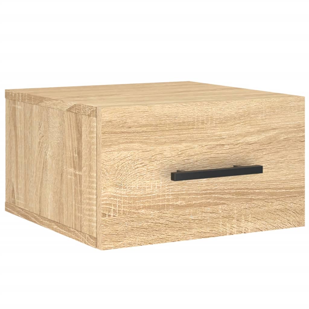 Wall-mounted Bedside Cabinet Sonoma Oak 35x35x20 cm