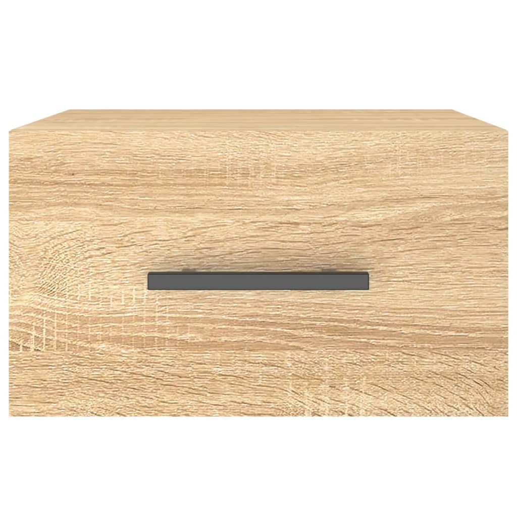 Wall-mounted Bedside Cabinet Sonoma Oak 35x35x20 cm