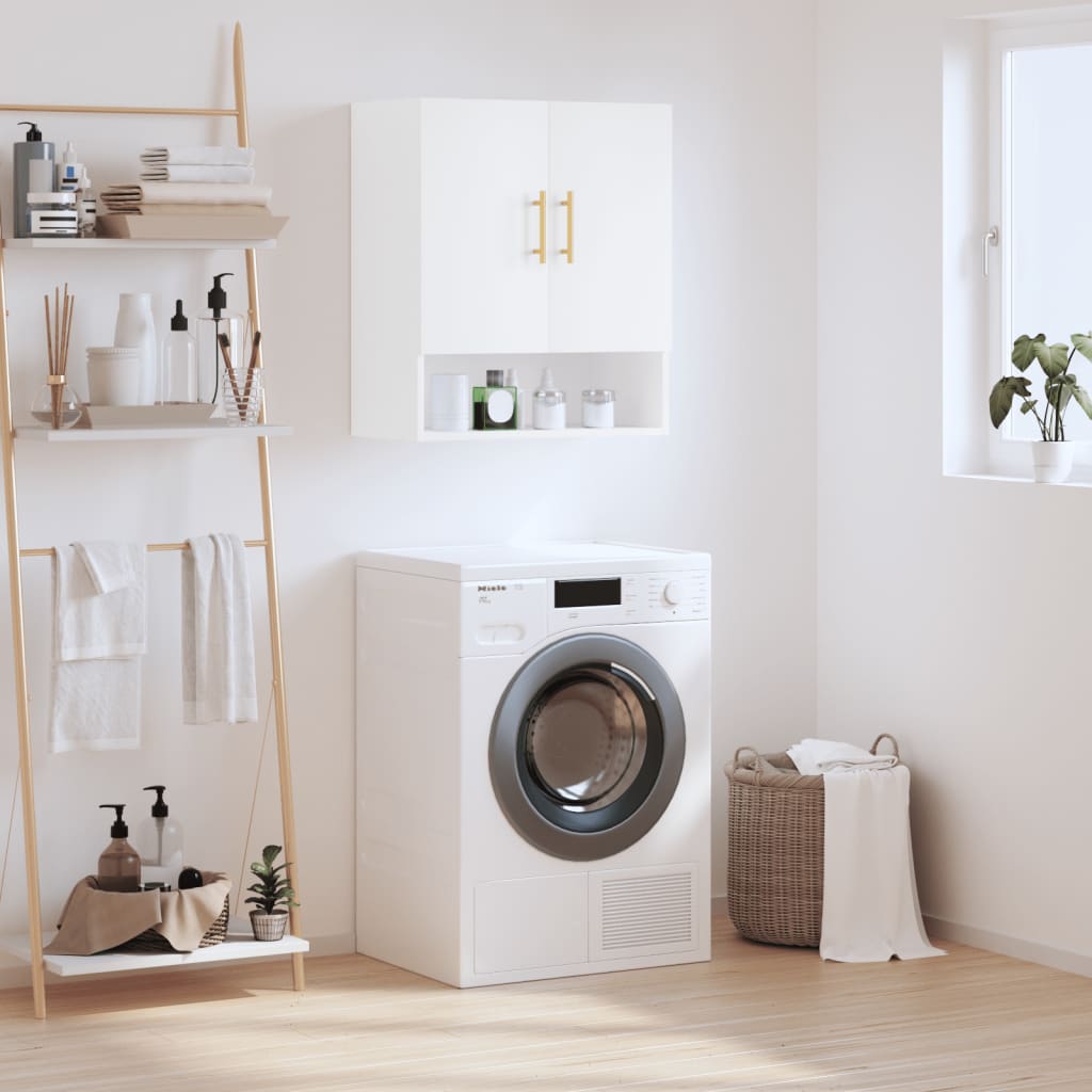 Wall Cabinet White 60x31x70 cm Engineered Wood