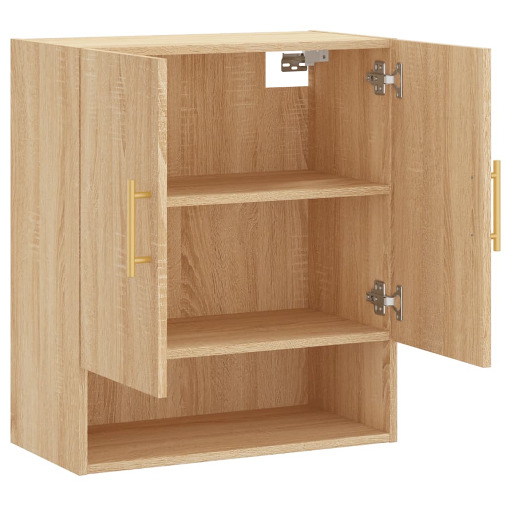 vidaXL Wall Cabinet Sonoma Oak 60x31x70 cm Engineered Wood