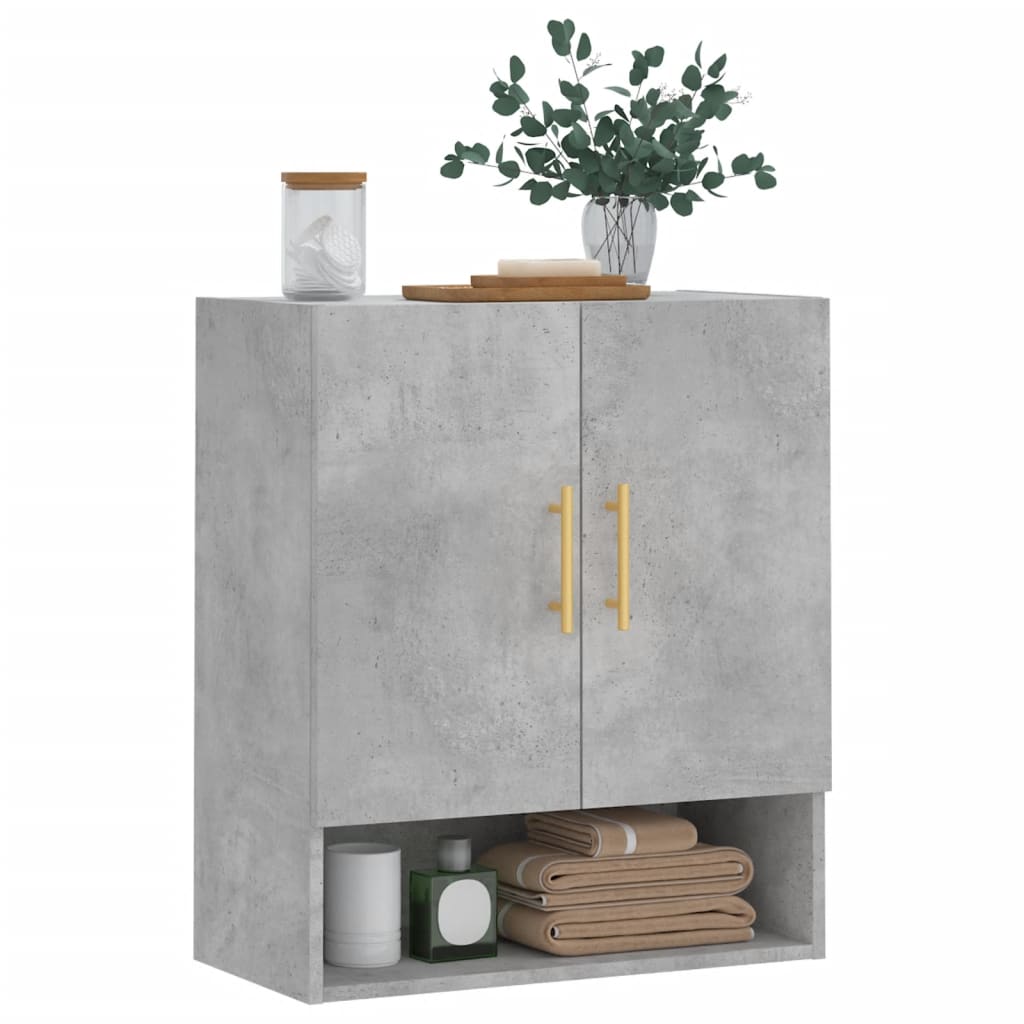 Wall Cabinet Concrete Grey 60x31x70 cm Engineered Wood