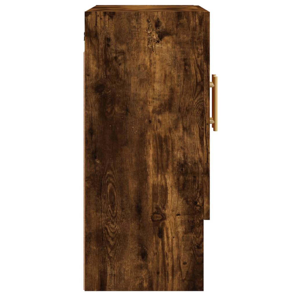 Wall Cabinet Smoked Oak 60x31x70 cm Engineered Wood