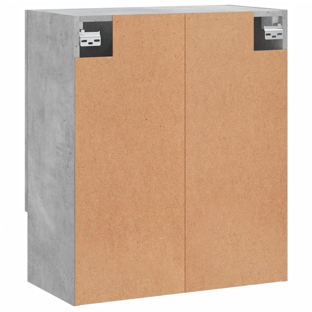 Wall Cabinet Concrete Grey 60x31x70 cm Engineered Wood