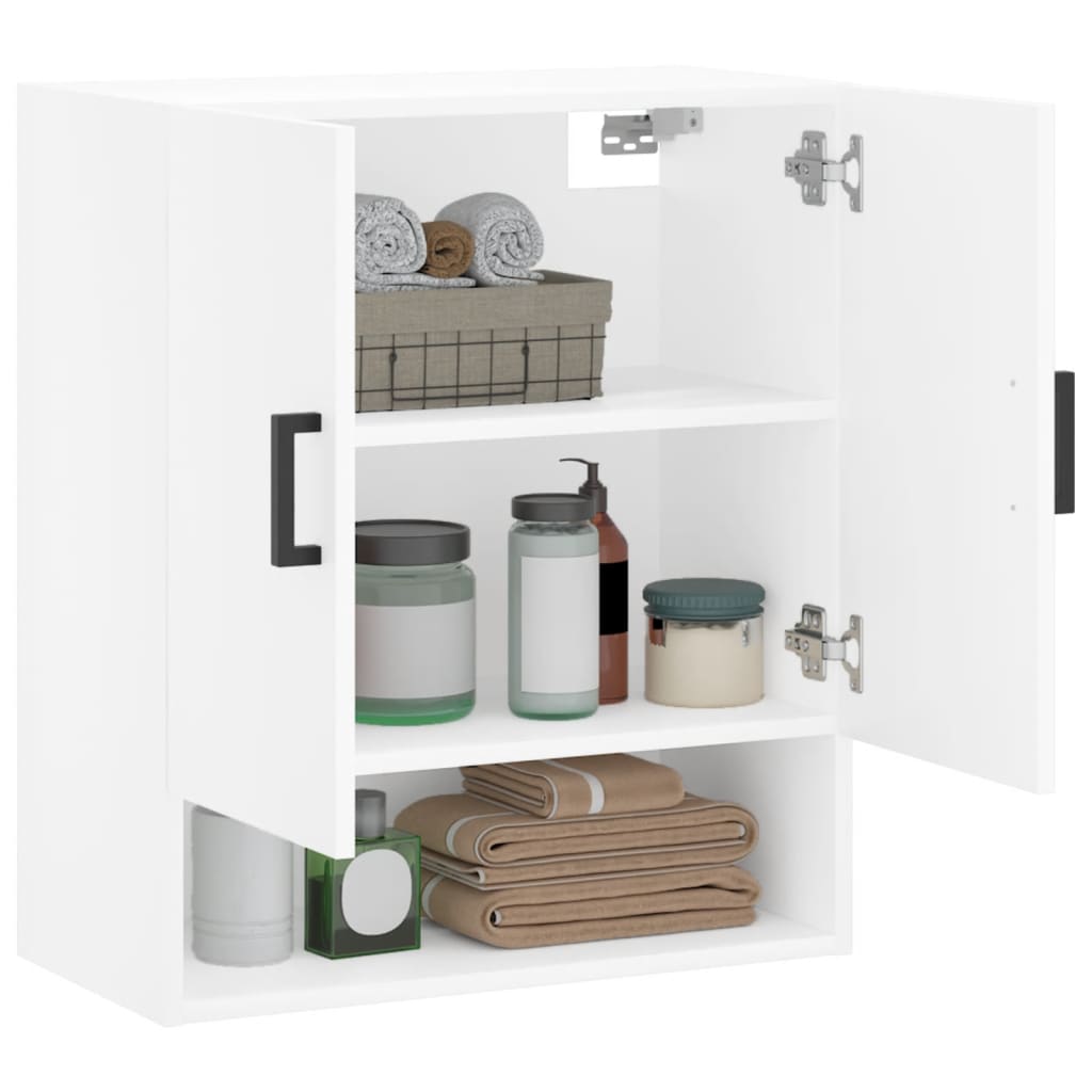 Wall Cabinet White 60x31x70 cm Engineered Wood