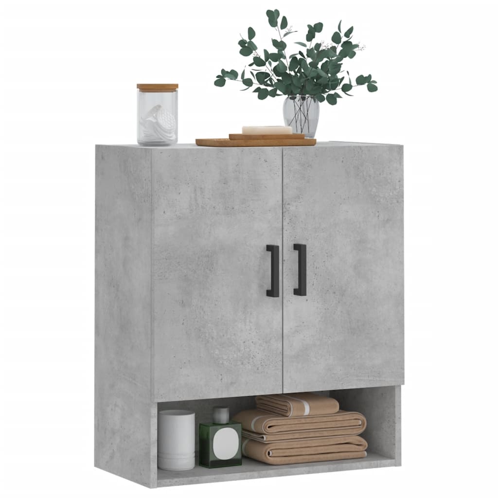 Wall Cabinet Concrete Grey 60x31x70 cm Engineered Wood