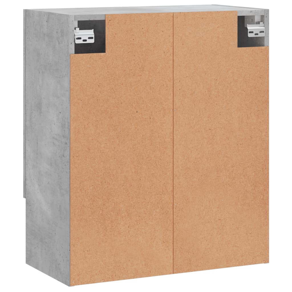 Wall Cabinet Concrete Grey 60x31x70 cm Engineered Wood