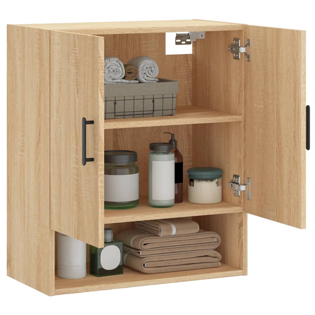 Wall Cabinet Sonoma Oak 60x31x70 cm Engineered Wood