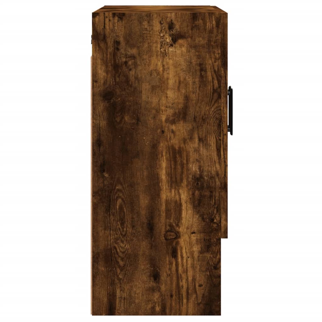 Wall Cabinet Smoked Oak 60x31x70 cm Engineered Wood