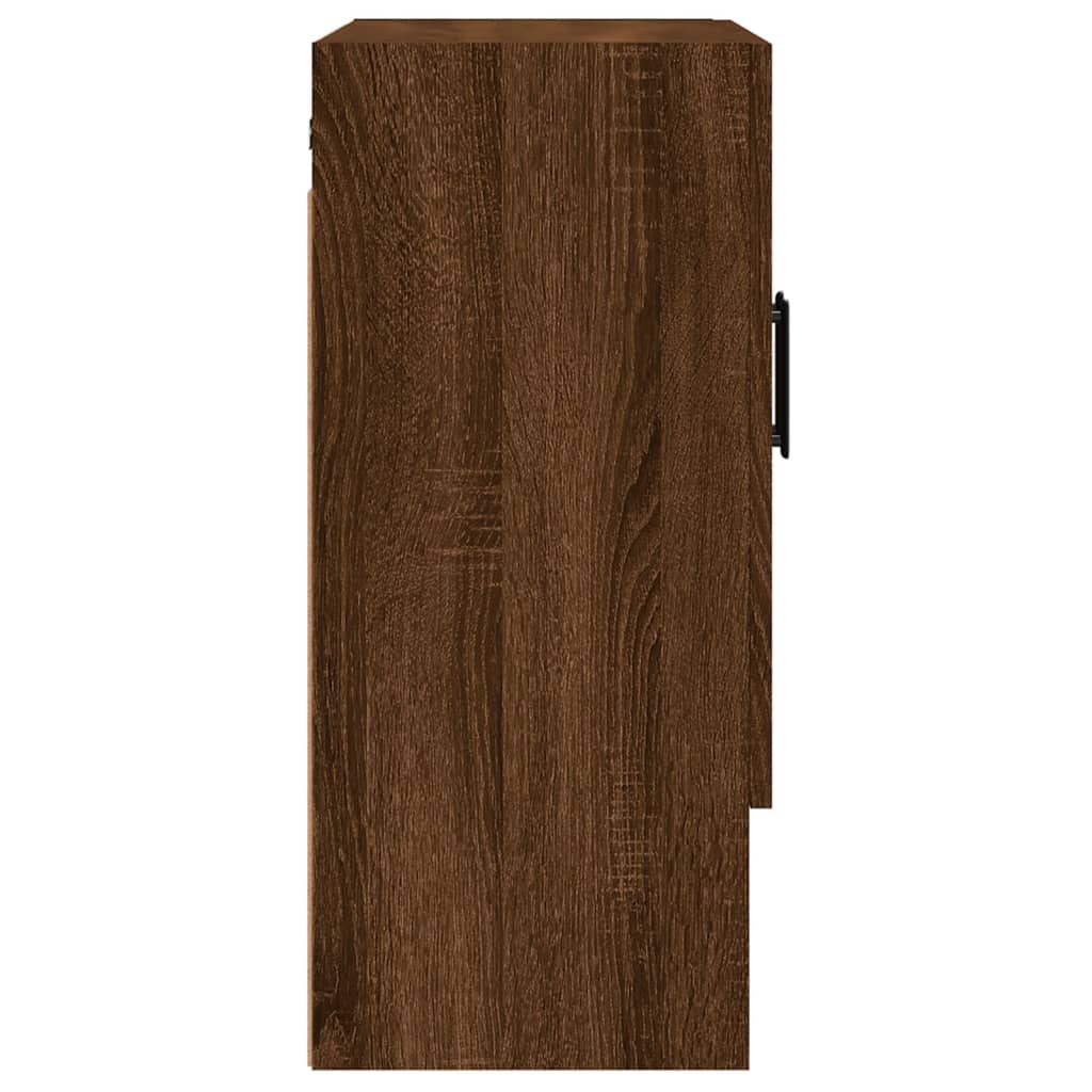 vidaXL Wall Cabinet Brown Oak 60x31x70 cm Engineered Wood