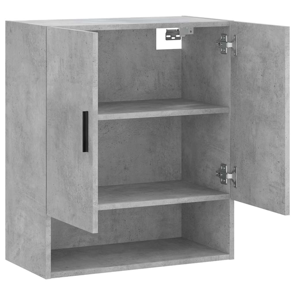 Wall Cabinet Concrete Grey 60x31x70 cm Engineered Wood