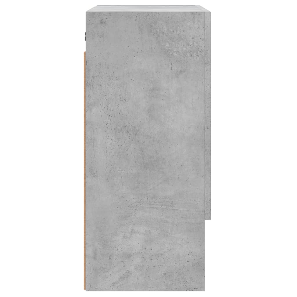 Wall Cabinet Concrete Grey 60x31x70 cm Engineered Wood
