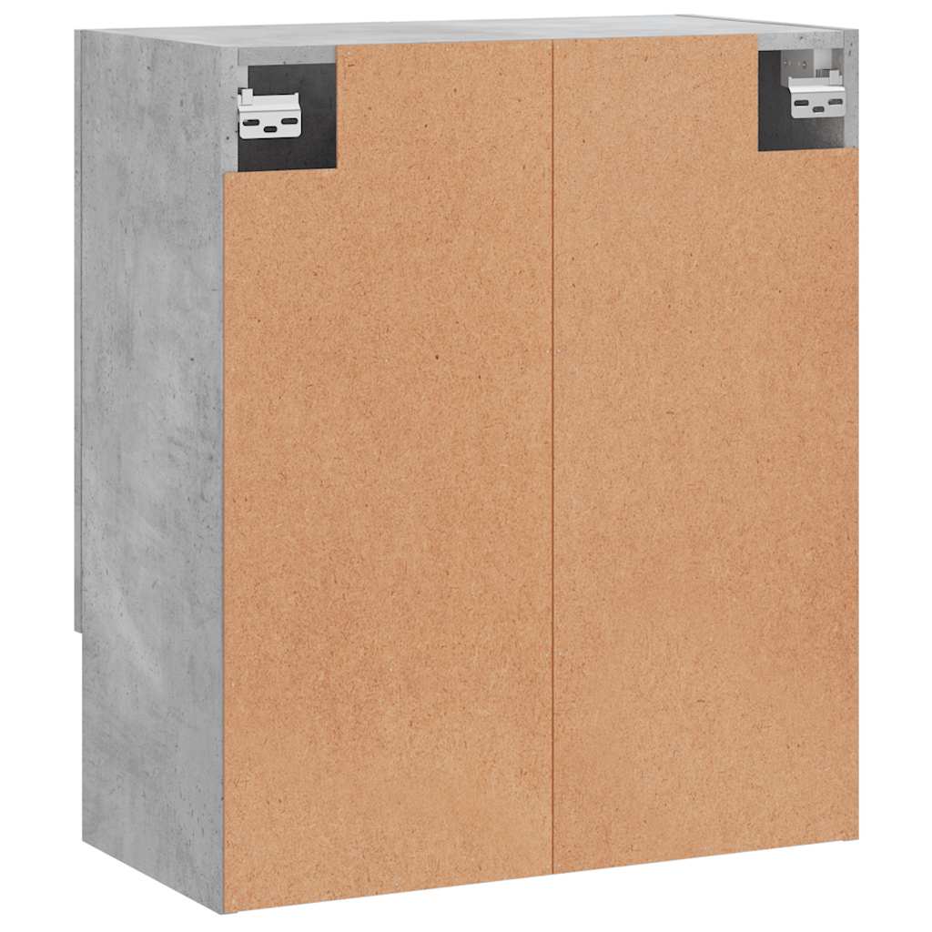 Wall Cabinet Concrete Grey 60x31x70 cm Engineered Wood