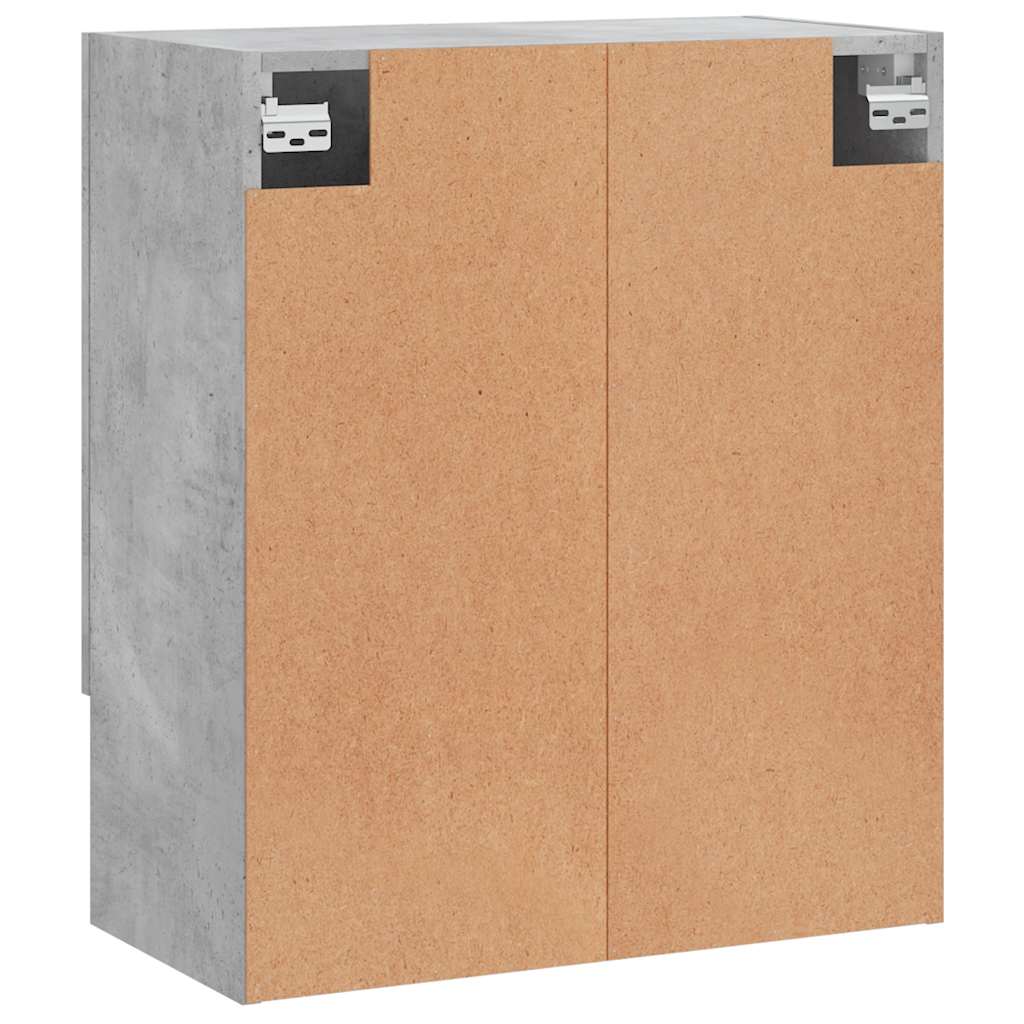 Wall Cabinet Concrete Grey 60x31x70 cm Engineered Wood