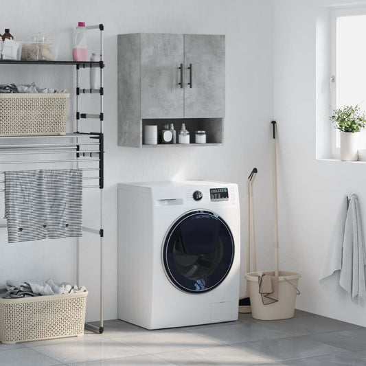 Wall Cabinet | Concrete grey | Engineered wood | Medium | Storage