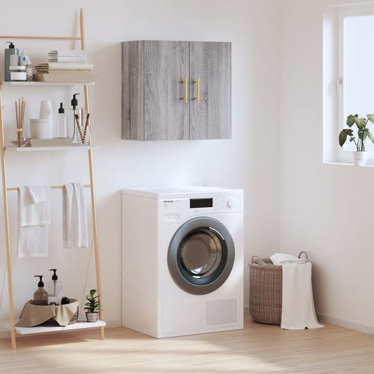 Wall Cabinet | Grey Sonoma | Engineered Wood | Medium | Wall Cabinet
