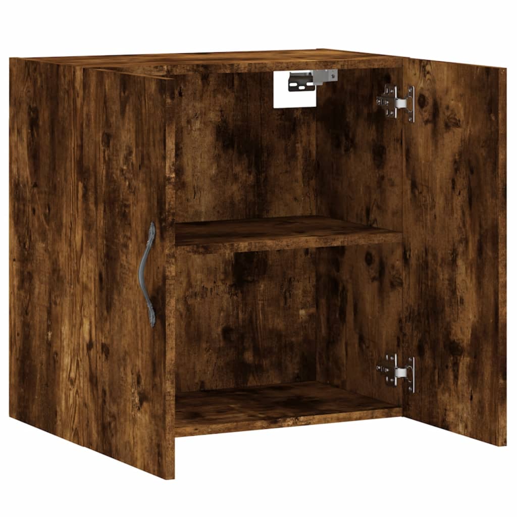 Wall Cabinet Smoked Oak 60x31x60 cm Engineered Wood