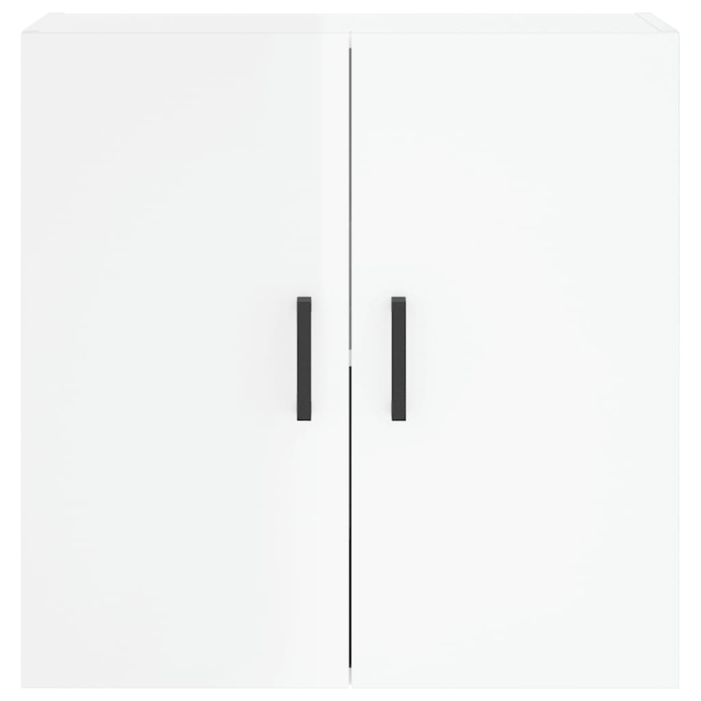 vidaXL Wall Cabinet High Gloss White 60x31x60 cm Engineered Wood