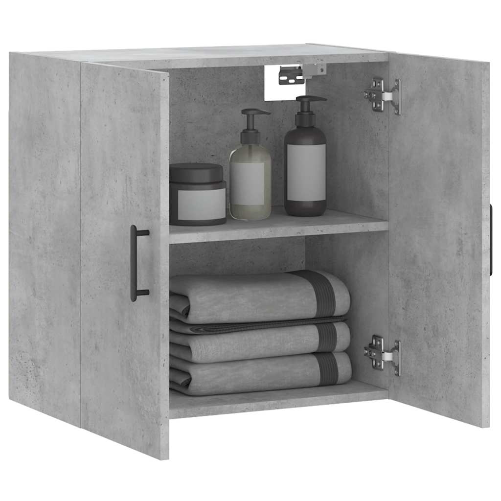 Wall Cabinet Concrete Grey 60x31x60 cm Engineered Wood