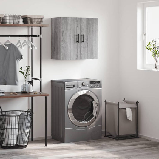 Wall Cabinet | Grey Sonoma | Engineered Wood | Medium | Wall Cabinet