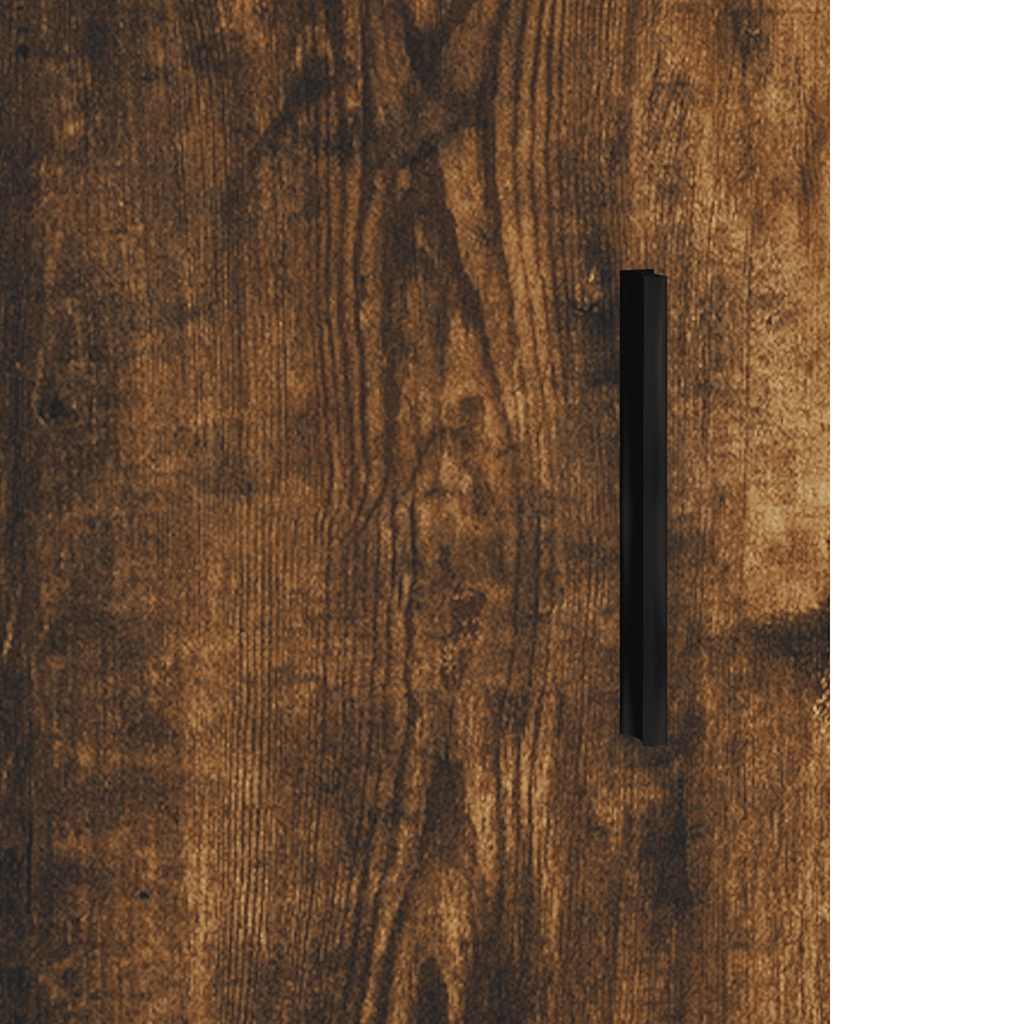 Wall Cabinet Smoked Oak 60x31x60 cm Engineered Wood