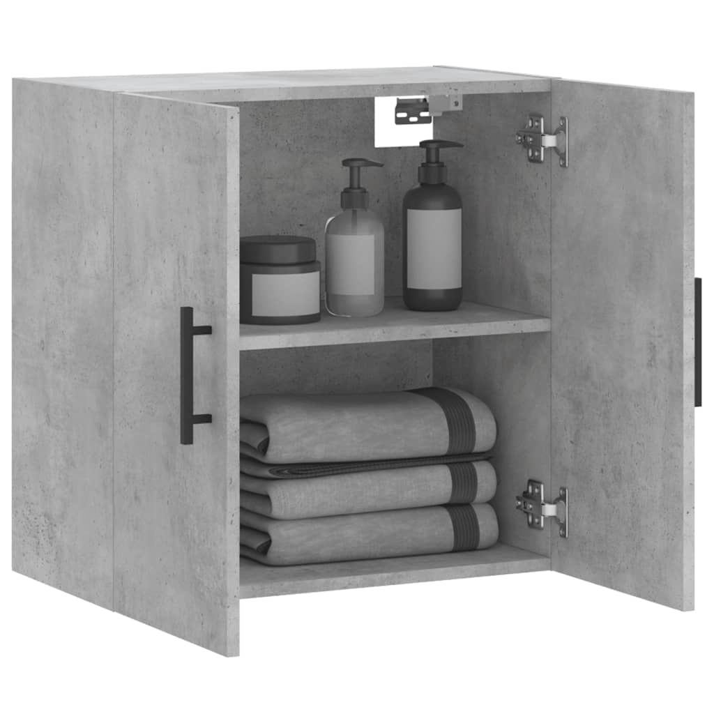 Wall Cabinet Concrete Grey 60x31x60 cm Engineered Wood