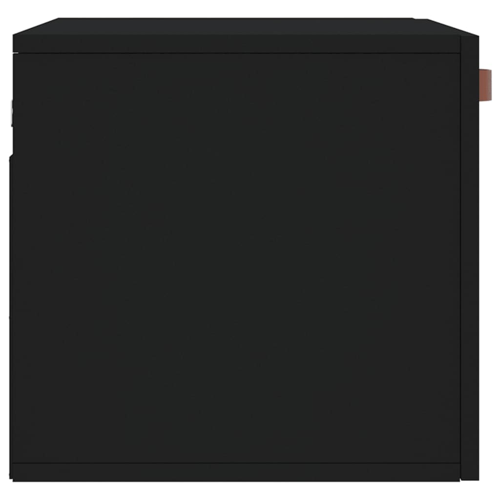 Wall Cabinet Black 60x36.5x35 cm Engineered Wood