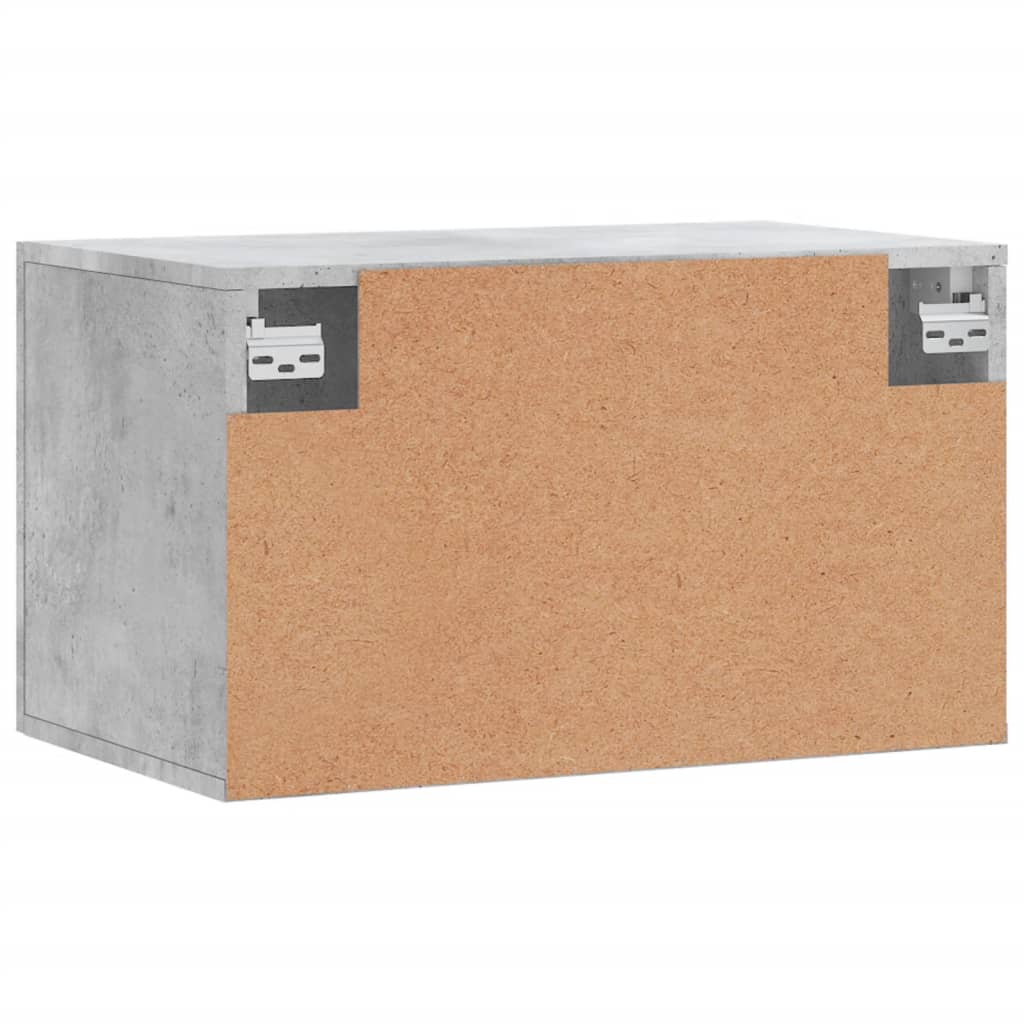 Wall Cabinet Concrete Grey 60x36,5x35 cm Engineered Wood
