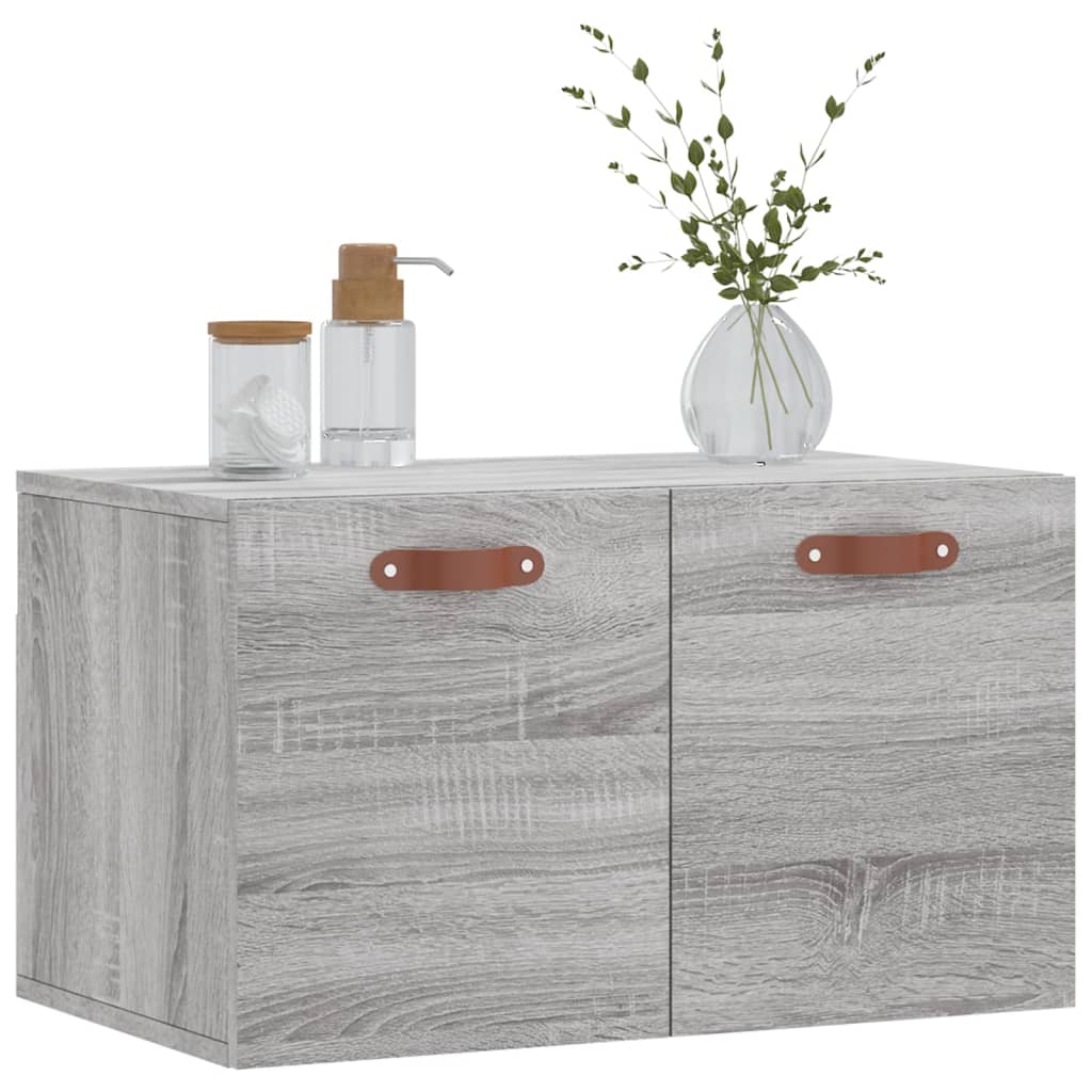 Wall Cabinet Grey Sonoma 60x36,5x35 cm Engineered Wood