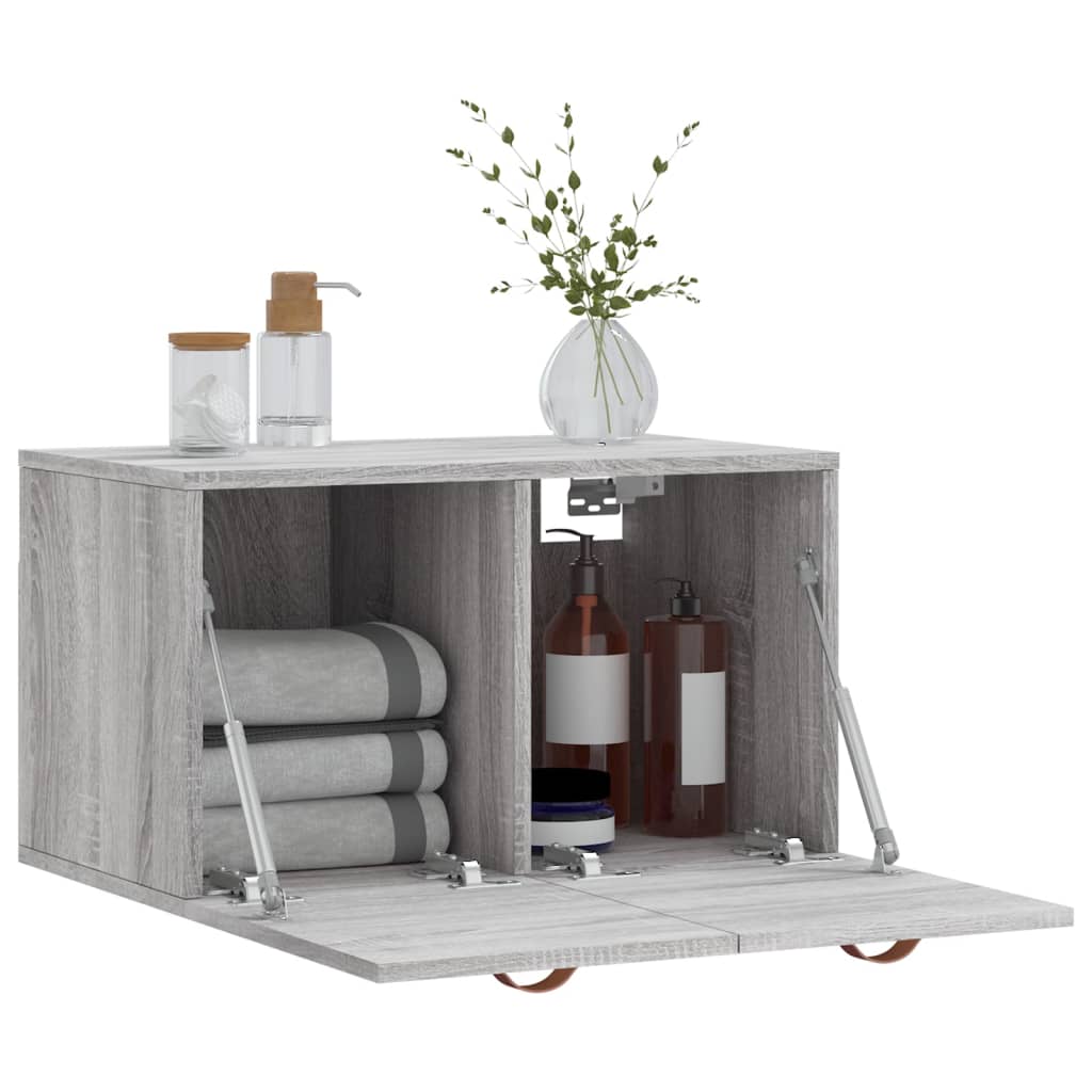 Wall Cabinet Grey Sonoma 60x36,5x35 cm Engineered Wood