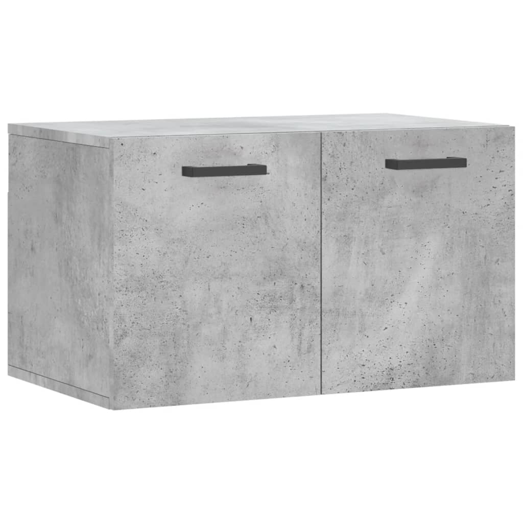 vidaXL Wall Cabinet Concrete Grey 60x36.5x35 cm Engineered Wood