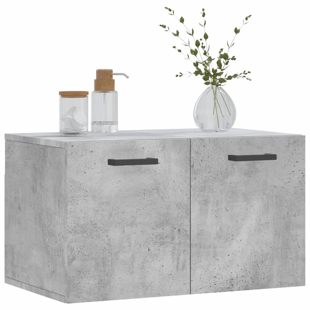 Wall Cabinet Concrete Grey 60x36,5x35 cm Engineered Wood