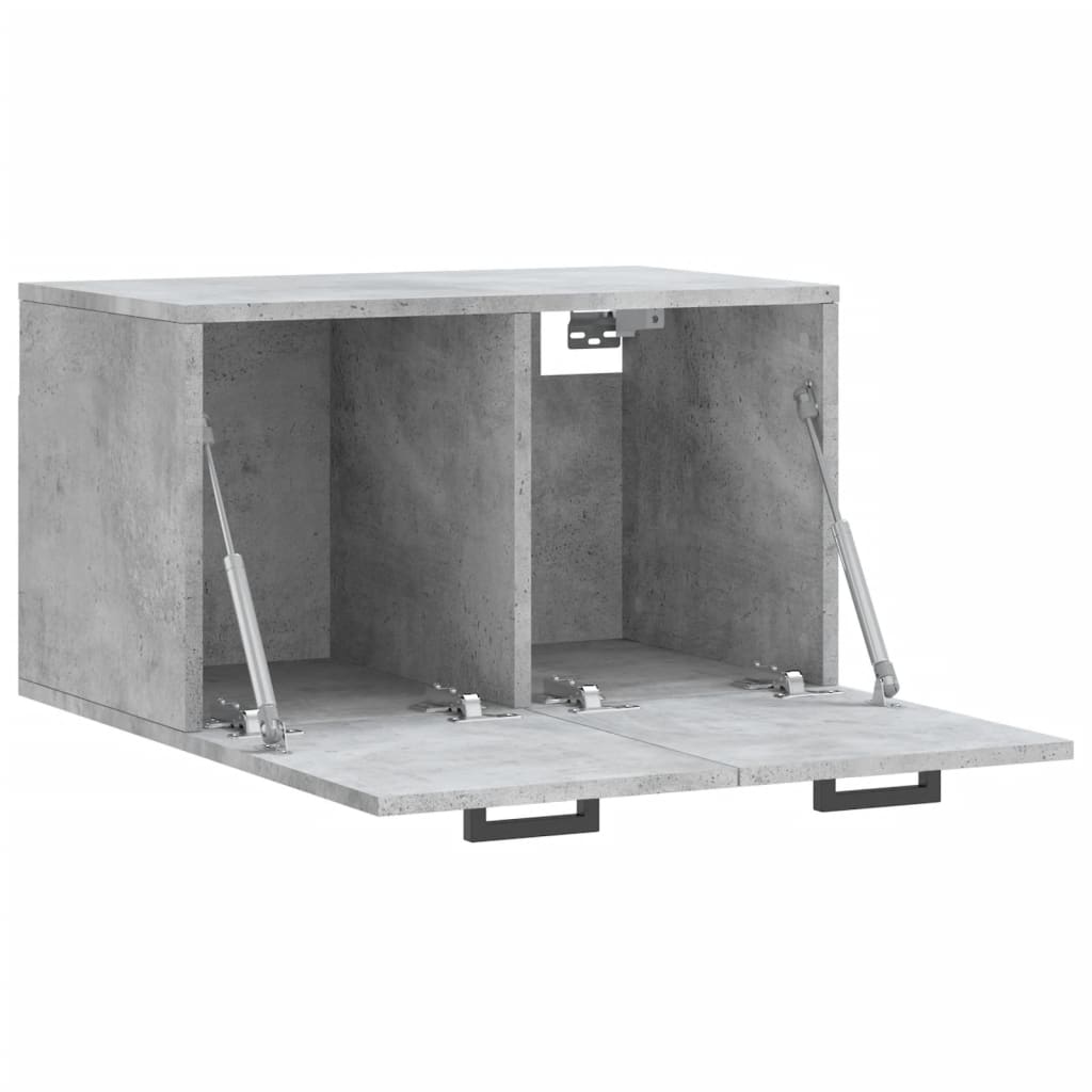 vidaXL Wall Cabinet Concrete Grey 60x36.5x35 cm Engineered Wood