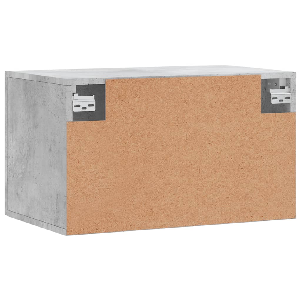 Wall Cabinet Concrete Grey 60x36,5x35 cm Engineered Wood