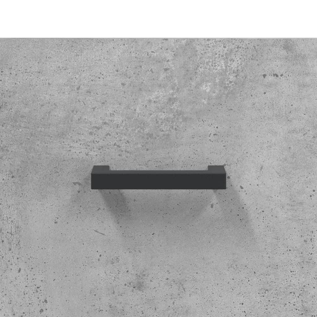 Wall Cabinet Concrete Grey 60x36,5x35 cm Engineered Wood