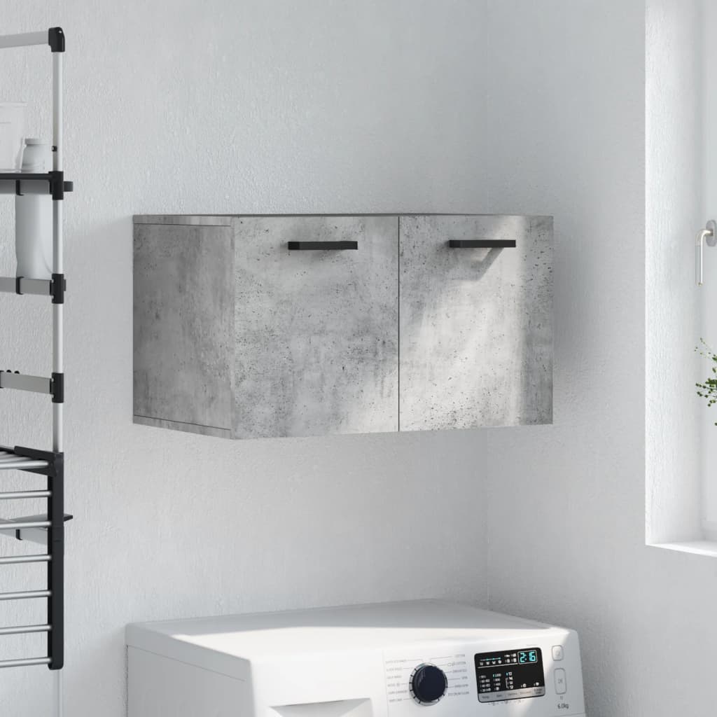 Wall Cabinet Concrete Grey 60x36,5x35 cm Engineered Wood