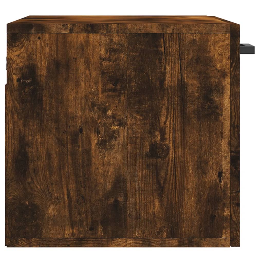 Wall Cabinet Smoked Oak 60x36.5x35 cm Engineered Wood