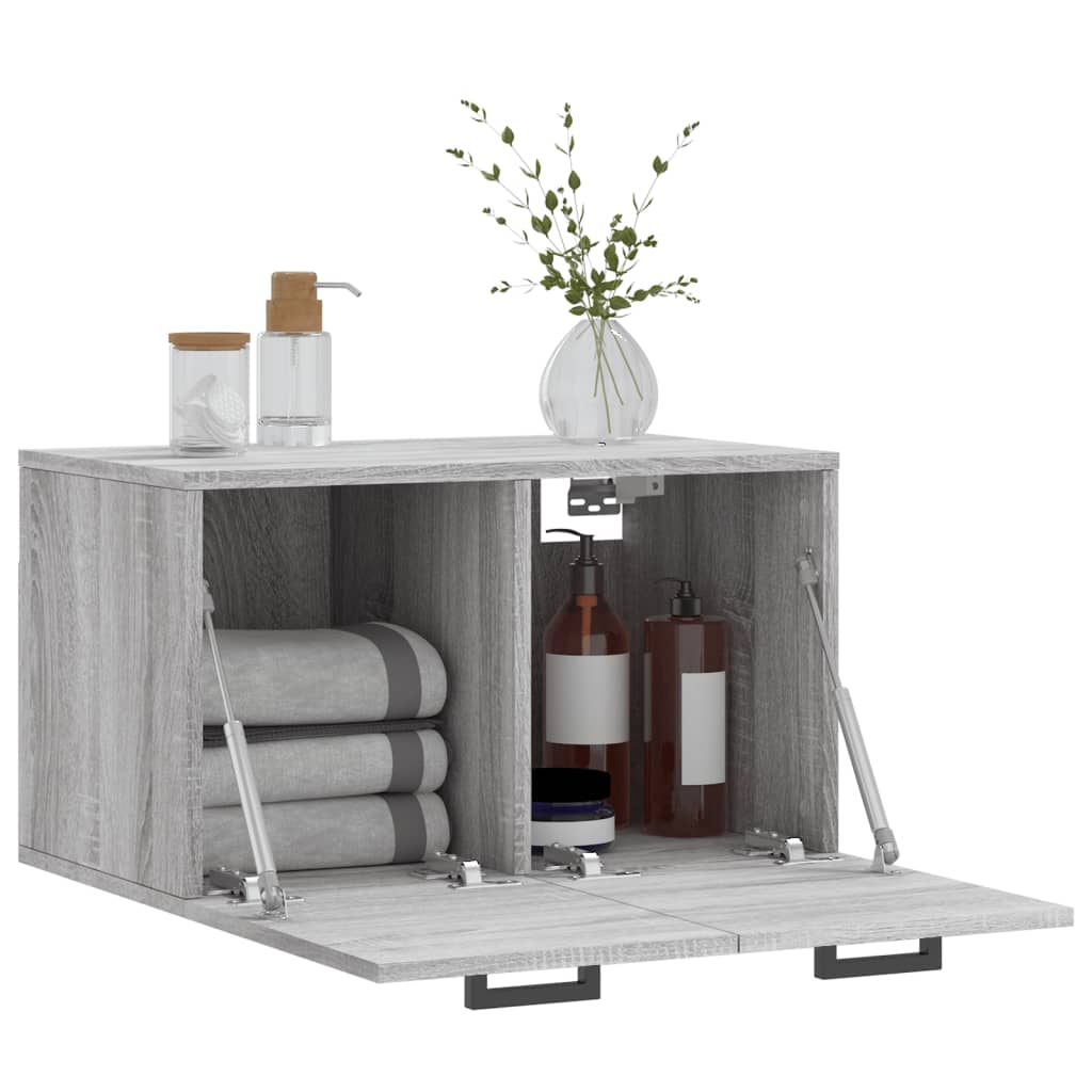Wall Cabinet Grey Sonoma 60x36,5x35 cm Engineered Wood