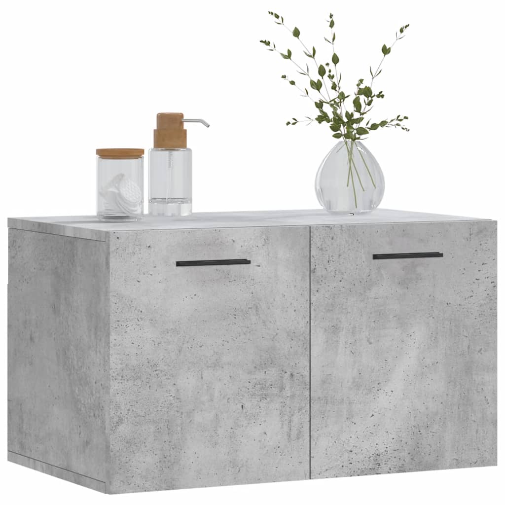 Wall Cabinet Concrete Grey 60x36,5x35 cm Engineered Wood