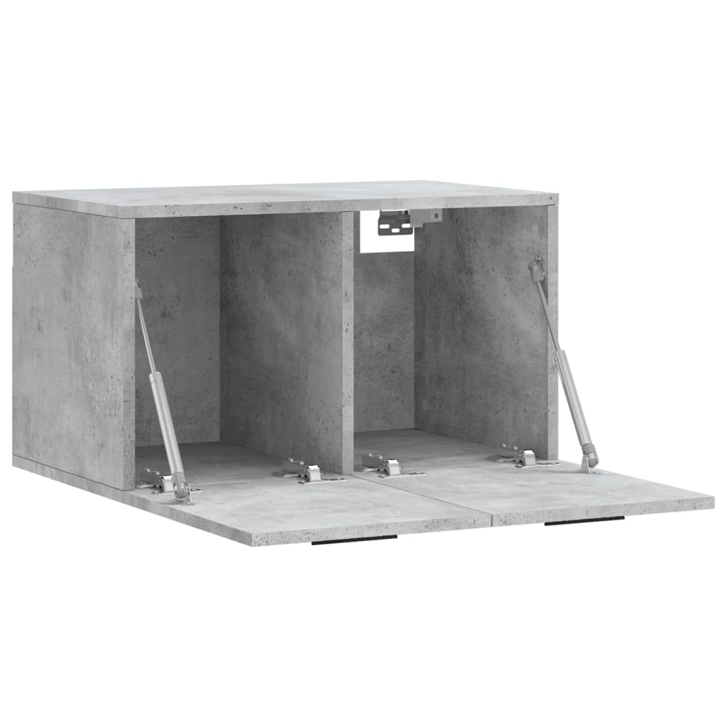 Wall Cabinet Concrete Grey 60x36,5x35 cm Engineered Wood