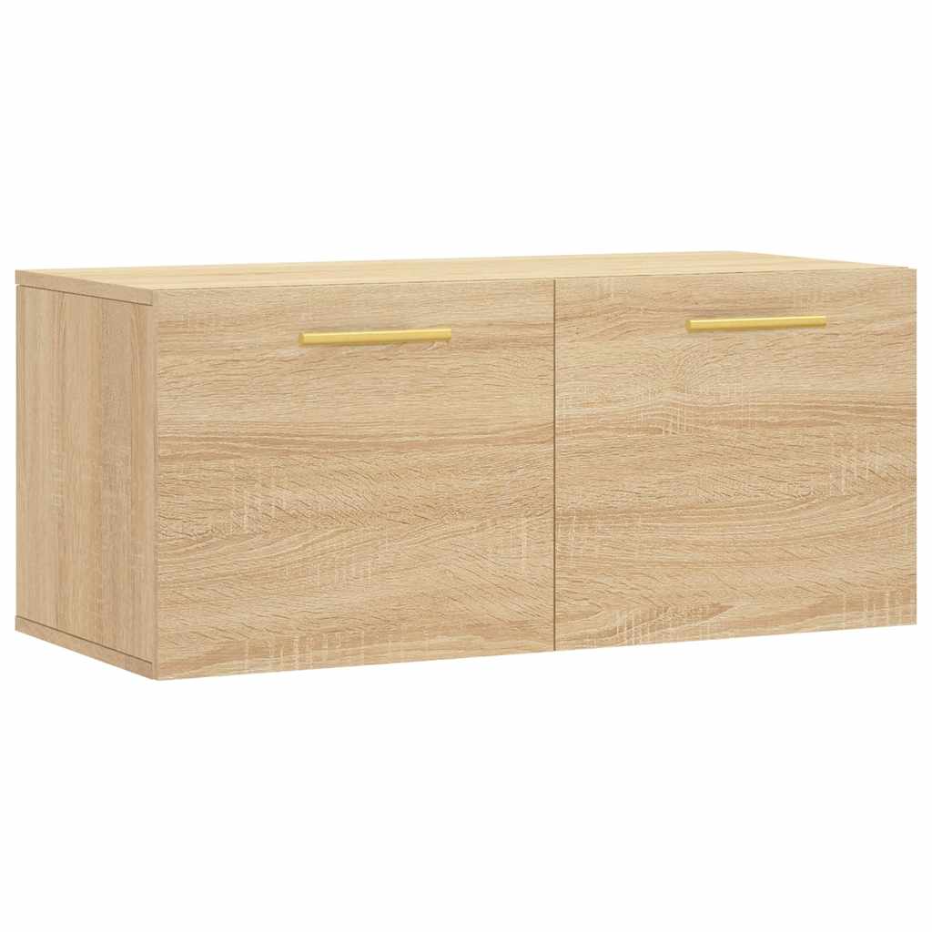 Wall Cabinet Sonoma Oak 80x36,5x35 cm Engineered Wood