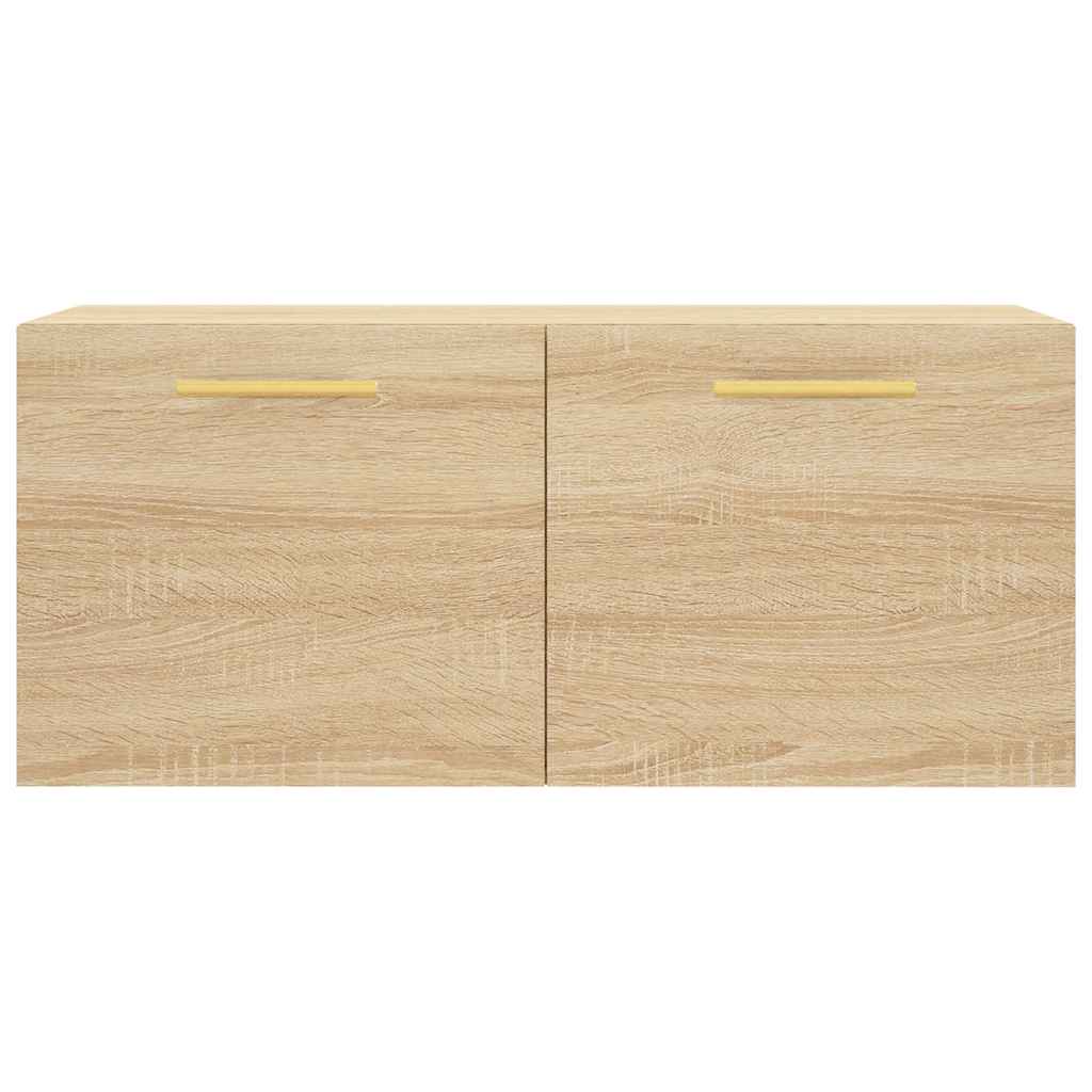 Wall Cabinet Sonoma Oak 80x36,5x35 cm Engineered Wood