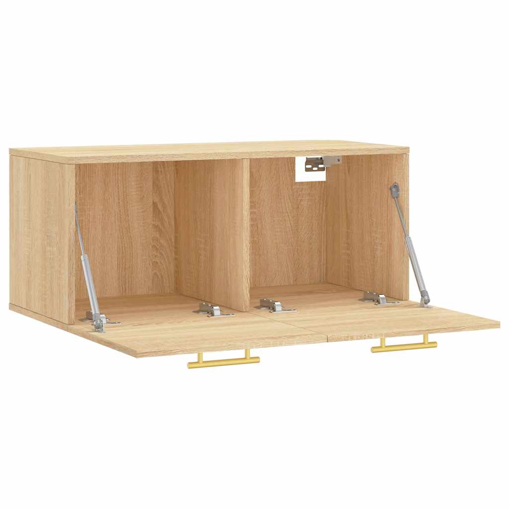 Wall Cabinet Sonoma Oak 80x36,5x35 cm Engineered Wood