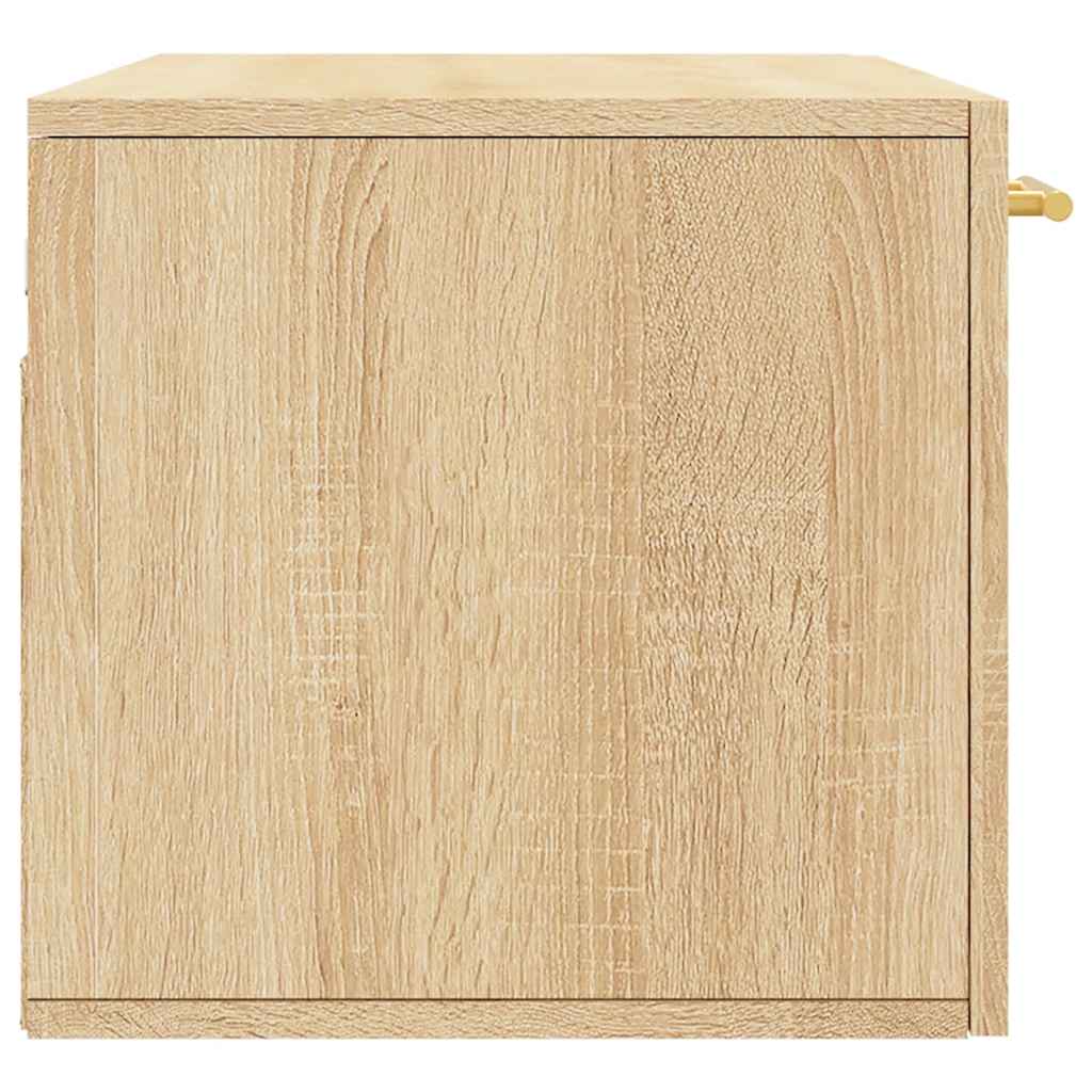 Wall Cabinet Sonoma Oak 80x36,5x35 cm Engineered Wood