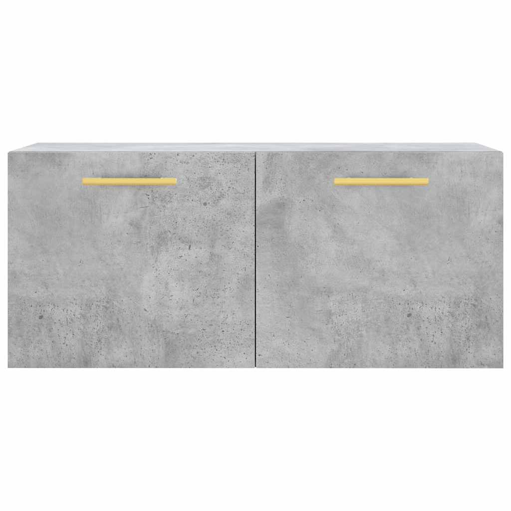 Wall Cabinet Concrete Grey 80x36,5x35 cm Engineered Wood